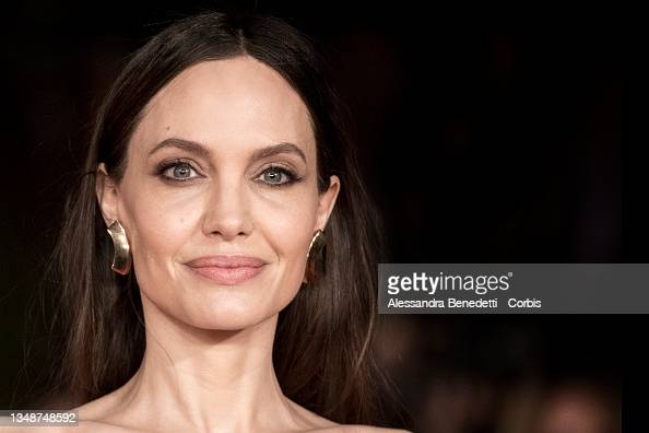 ROME, ITALY - OCTOBER 24: Angelina Jolie attends the red carpet of the movie 