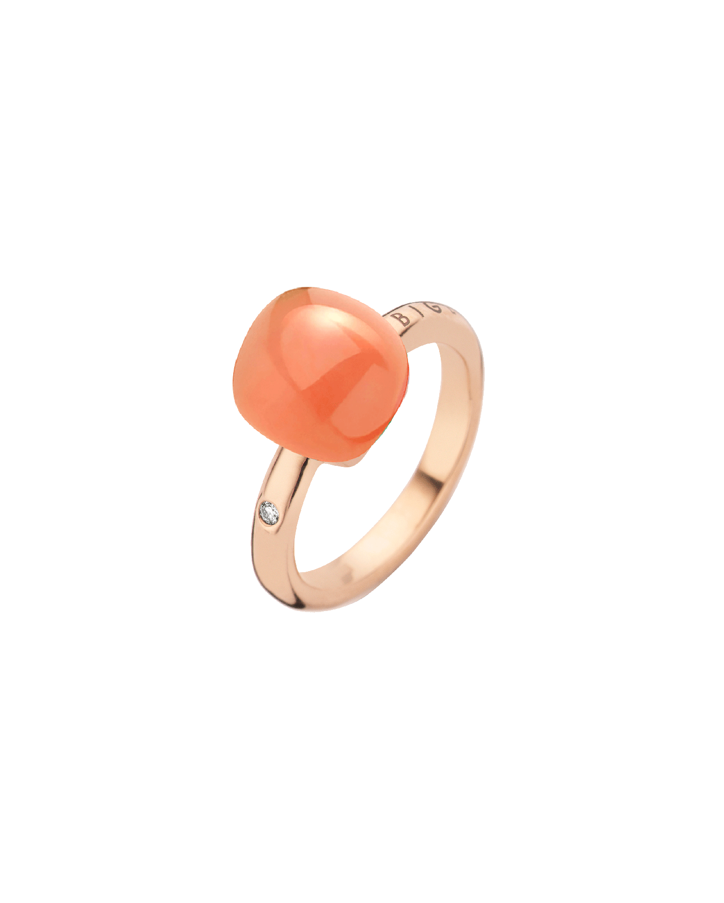 anillo bigli mini sweety soft coral 20R88Rqlapc