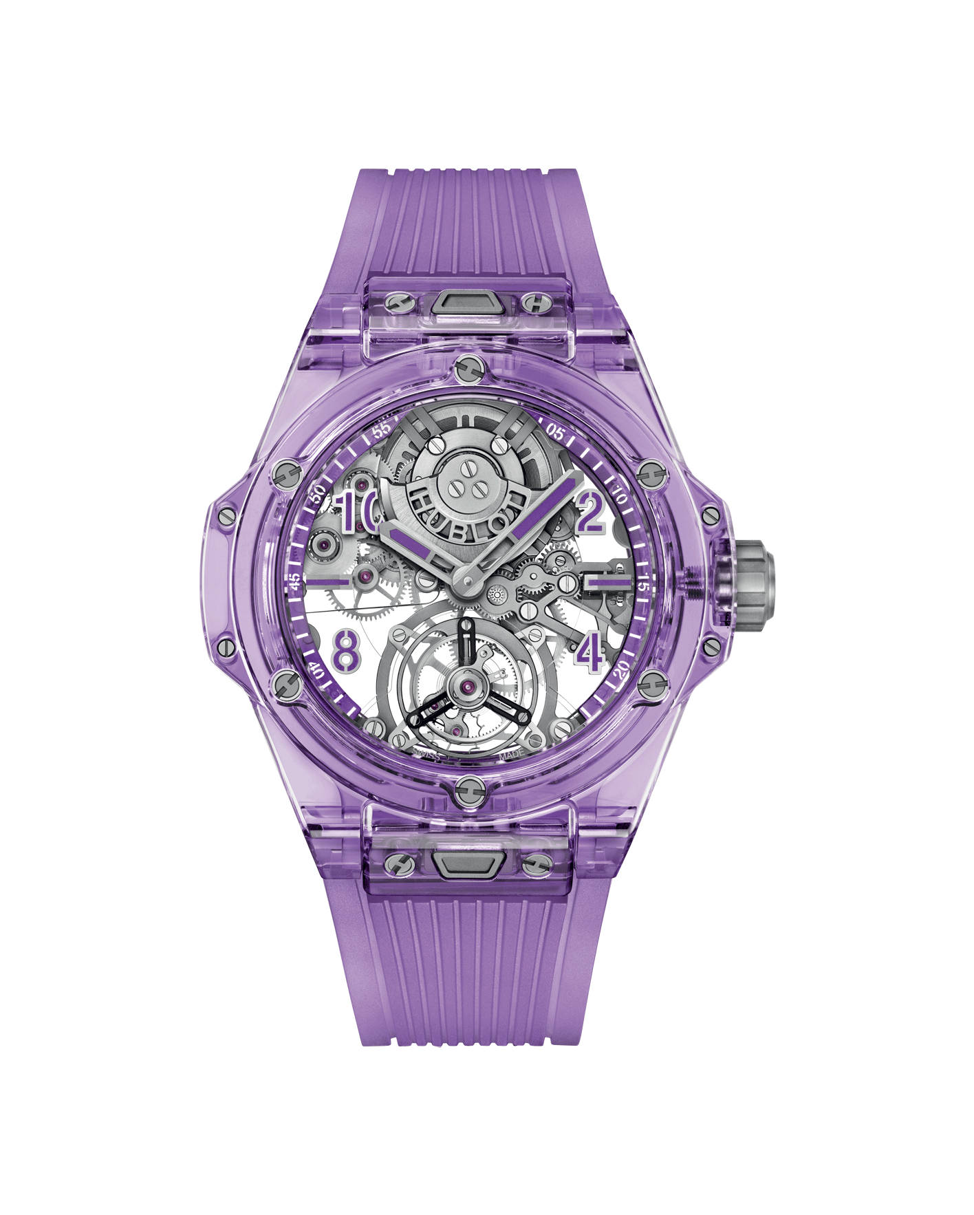 reloj hublot big bang tourbillon automatic purple sapphire 429-jm-0120-rt-sd-hr-w
