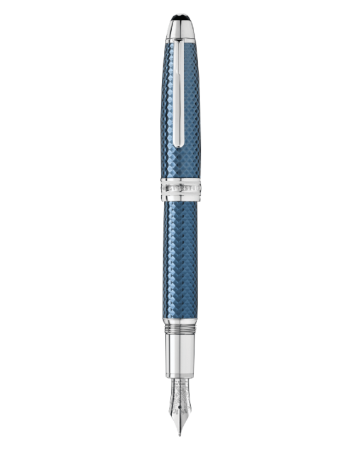 pluma fuente montblanc meisterstruck glaciar solitaire mb129409