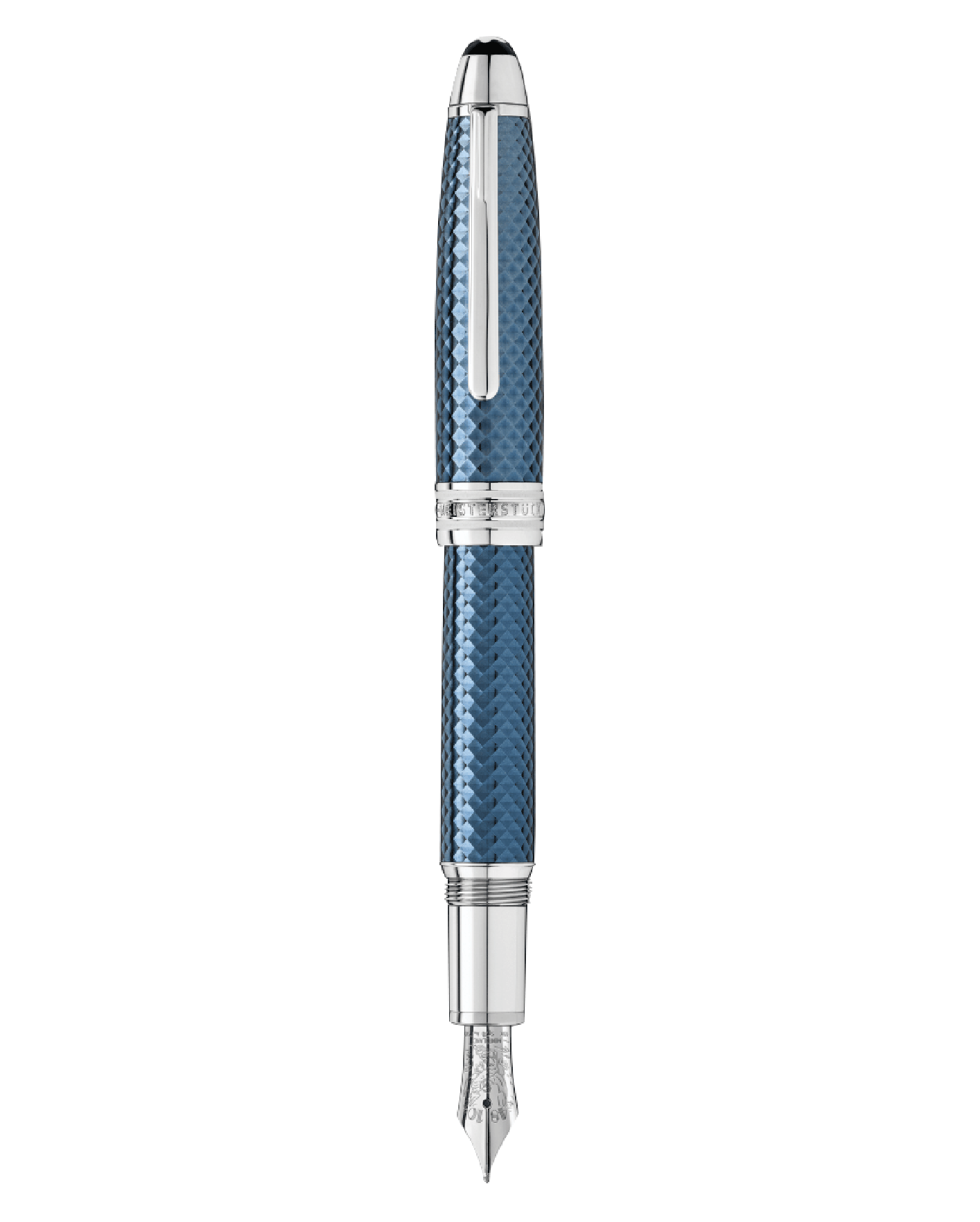 pluma fuente montblanc meisterstruck glaciar solitaire mb129409