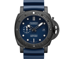 reloj panerai submersible quarantaquattro carbotech blu abisso pam01232
