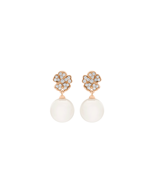 aretes peyrelongue perla akoya diamantes