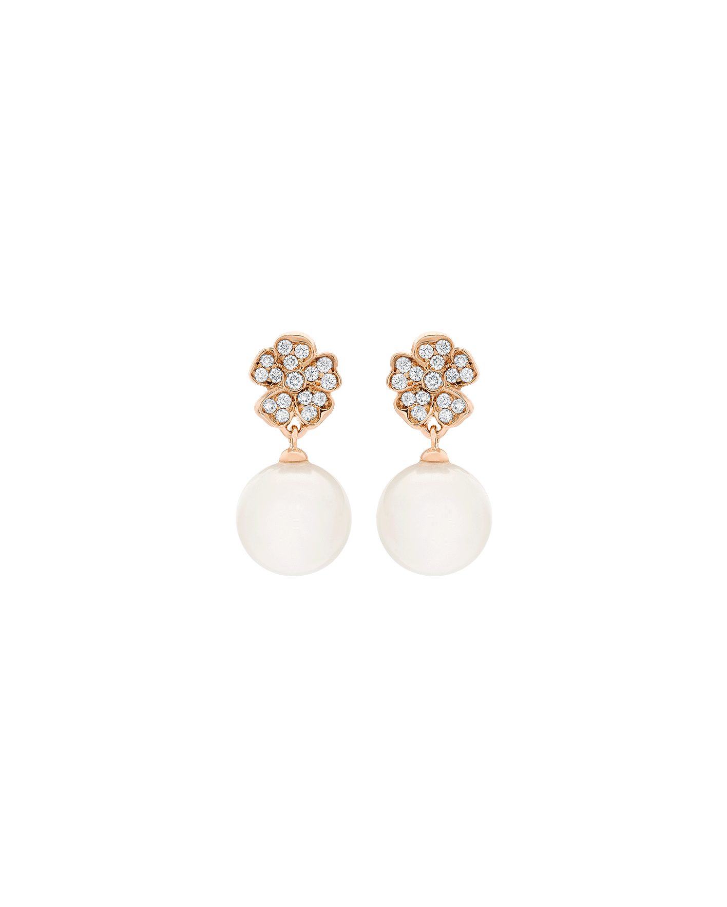 aretes peyrelongue perla akoya diamantes