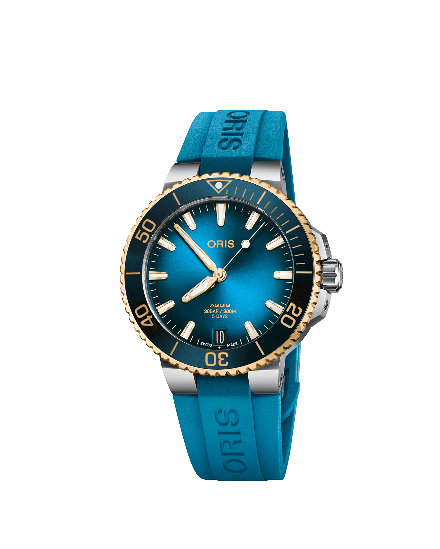 Reloj Oris Aquis Date Calibre 400 Bicolor 01-400-7769-6355-07-8-22-09PEB