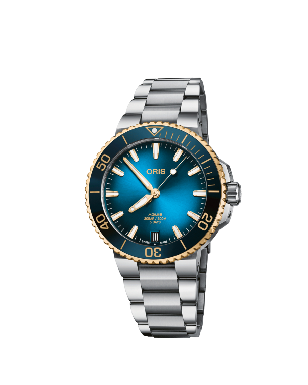 Reloj Oris Aquis Date Calibre 400 Bicolor 01-400-7769-6355-07-8-22-09PEB