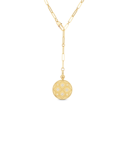 collar roberto coin medallon charms venetian princess 7773103ar19x