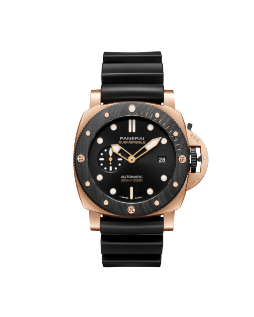 reloj panerai submersible quarantaquattro goldtech orocarbo pam01070