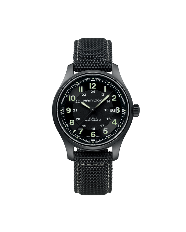 reloj hamilton khaki field titanium h70575733