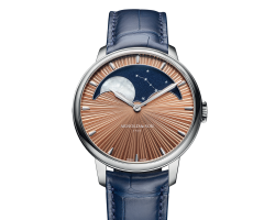 reloj arnold and son perpetual moon 41.5 platino