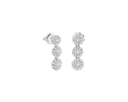 aretes damiani margherita oro blanco diamantes