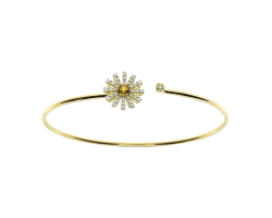 brazalete damiani margherita oro amarillo diamantes 20076022