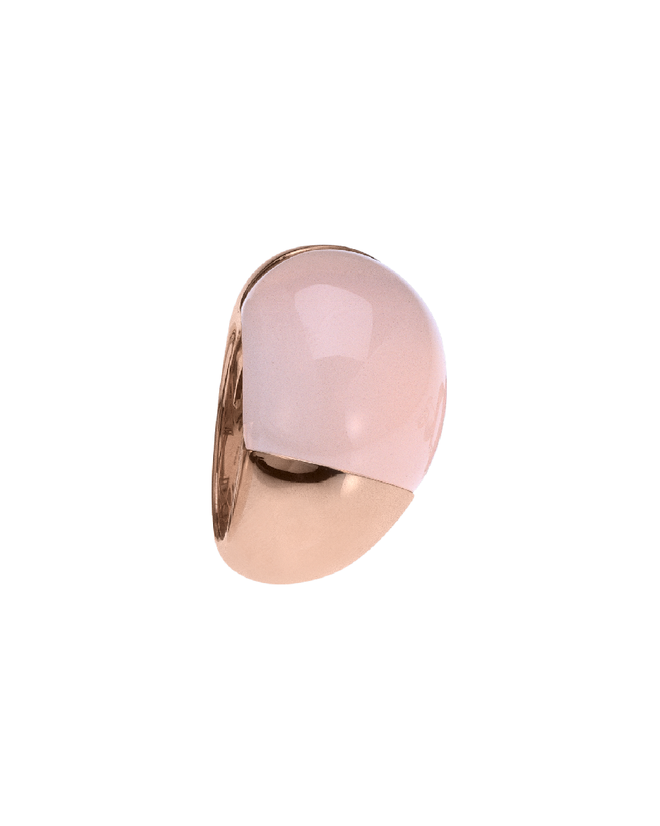 anillo con moonstone rosa peyrelongue