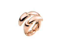 anillo calla espiral oro rosa vhernier