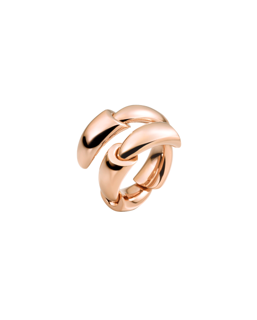 anillo calla espiral oro rosa vhernier