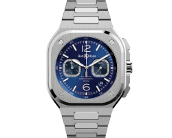 reloj bell & ross br05 blue steel br05c-bl-st/sst