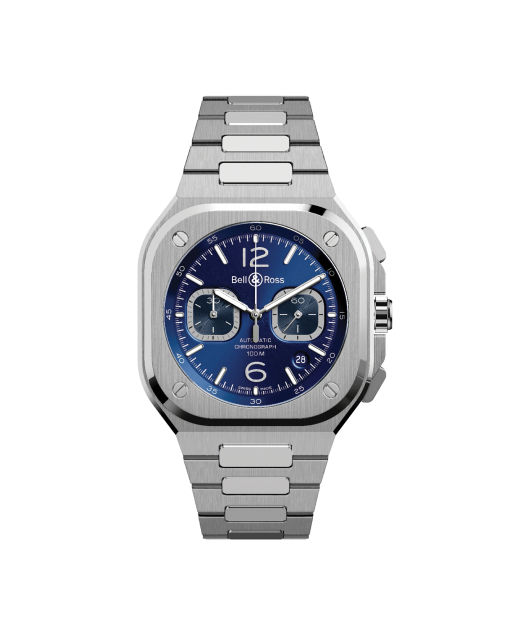 reloj bell & ross br05 blue steel br05c-bl-st/sst