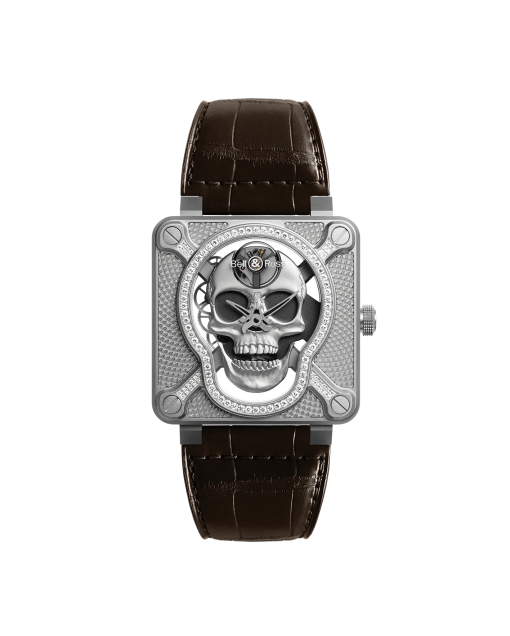 reloj bell and ross br01 laughing skill br01-skull-sk-st