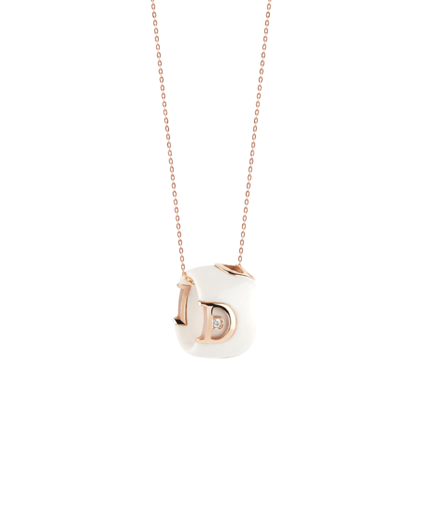 collar-damiani-d-icon-en-ceramica-blanca-con-oro-rosa-y-diamantes-20045905 collar damiani d. icon en ceramica blanca con oro rosa y diamantes 20045905