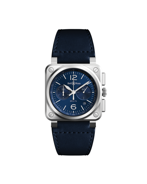 reloj bell & ross br03-94 blue steel br0394-blu-st-sca