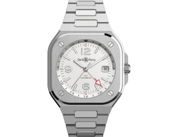 reloj bell and ross br05 gmt white br05g-si-st