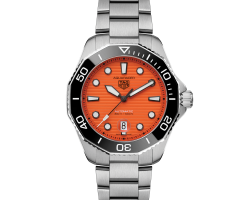 reloj tag heuer aquaracer professional 300 orange diver wbp201f-ba0632