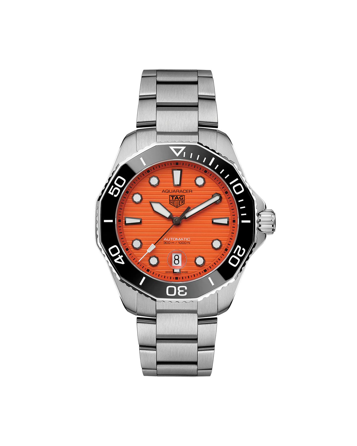 reloj tag heuer aquaracer professional 300 orange diver wbp201f-ba0632