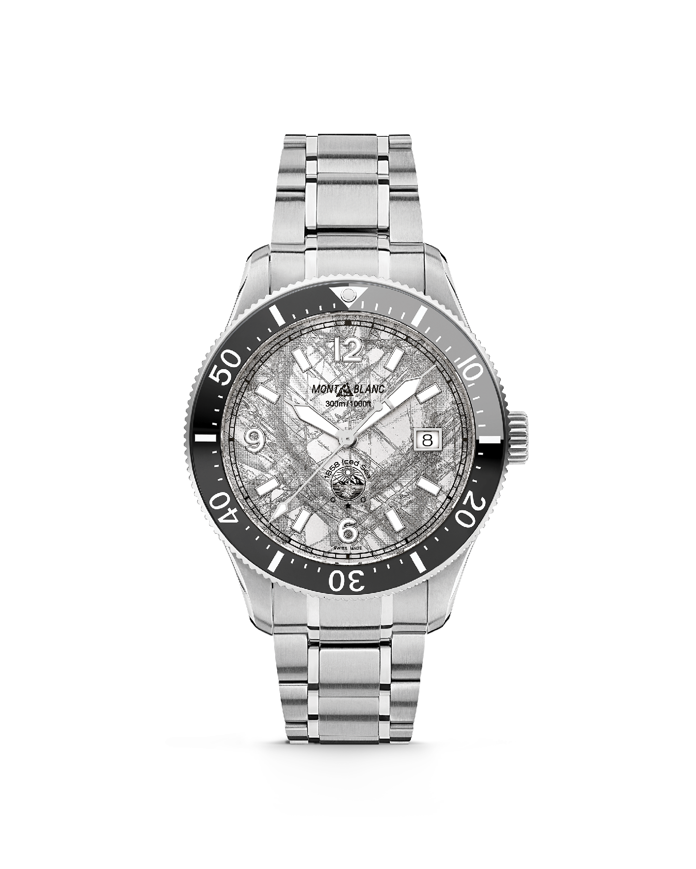 reloj montblanc 1858 iced sea automatic date mb130793