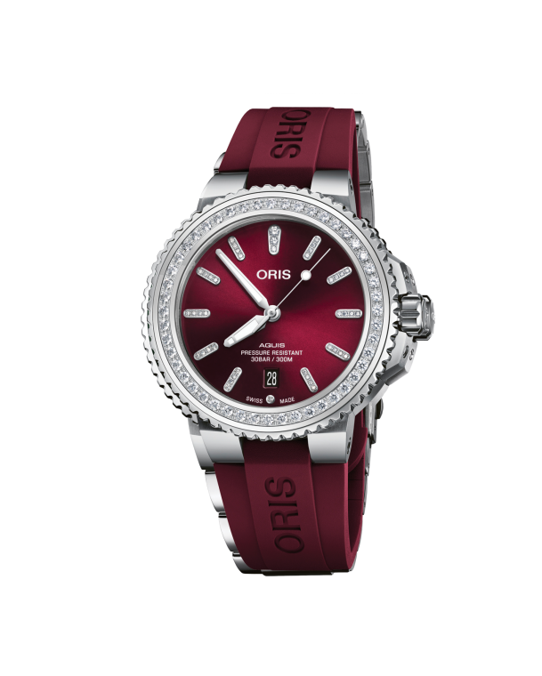 reloj oris aquis date diamonds 01 733 7766 4998-07 22 68fc