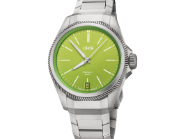 reloj oris propilot x kermit edition 01-400-7778-7157-set