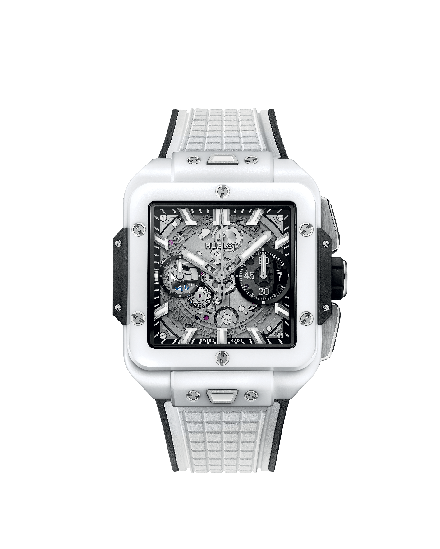 reloj hublot square bang unico white ceramic 821.HX.0170.RX