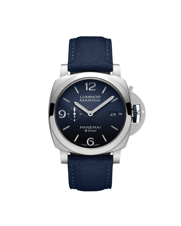 reloj panerai luminor marina esteel blu profondo pam01157