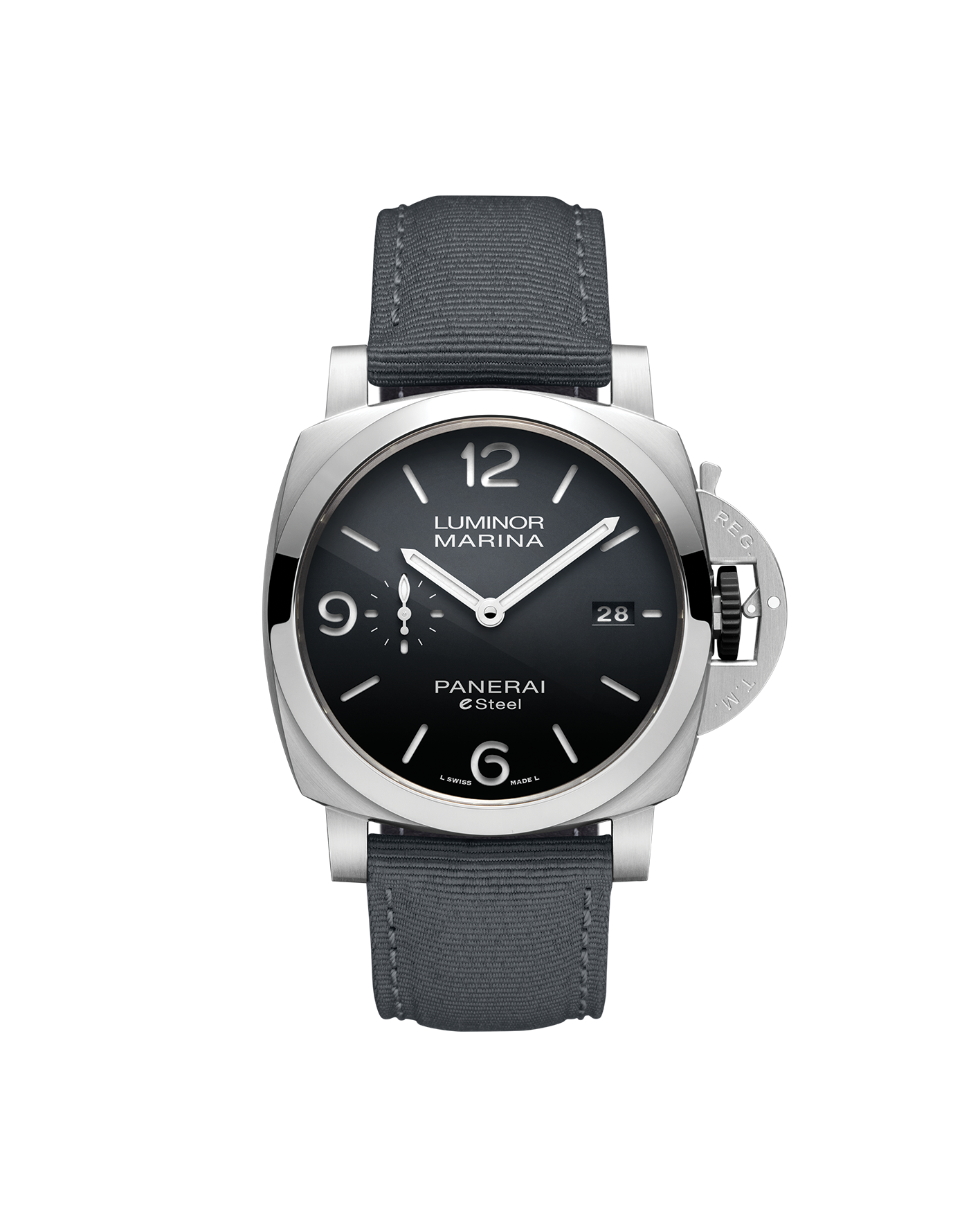 reloj panerai luminor marina esteel grigio roccia pam01358