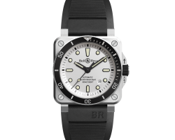 reloj bell & ross br 03-92 diver BR0392-D-WH-ST/SRB