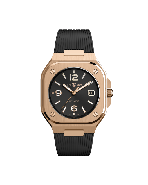 reloj bell & ross br 05 gold BR05A-BL-PG/SRB