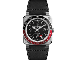 reloj bell & ross br03-93 gmt br0393-bl-st/sca