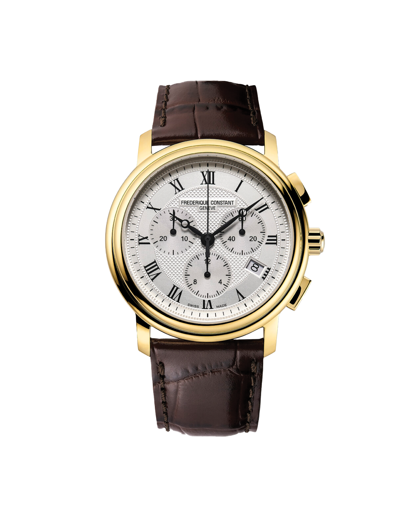 reloj frederique constant classics quartz chronograph fc-292mc4p5