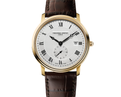 reloj frederique constant slimline gents small seconds fc245m5s5