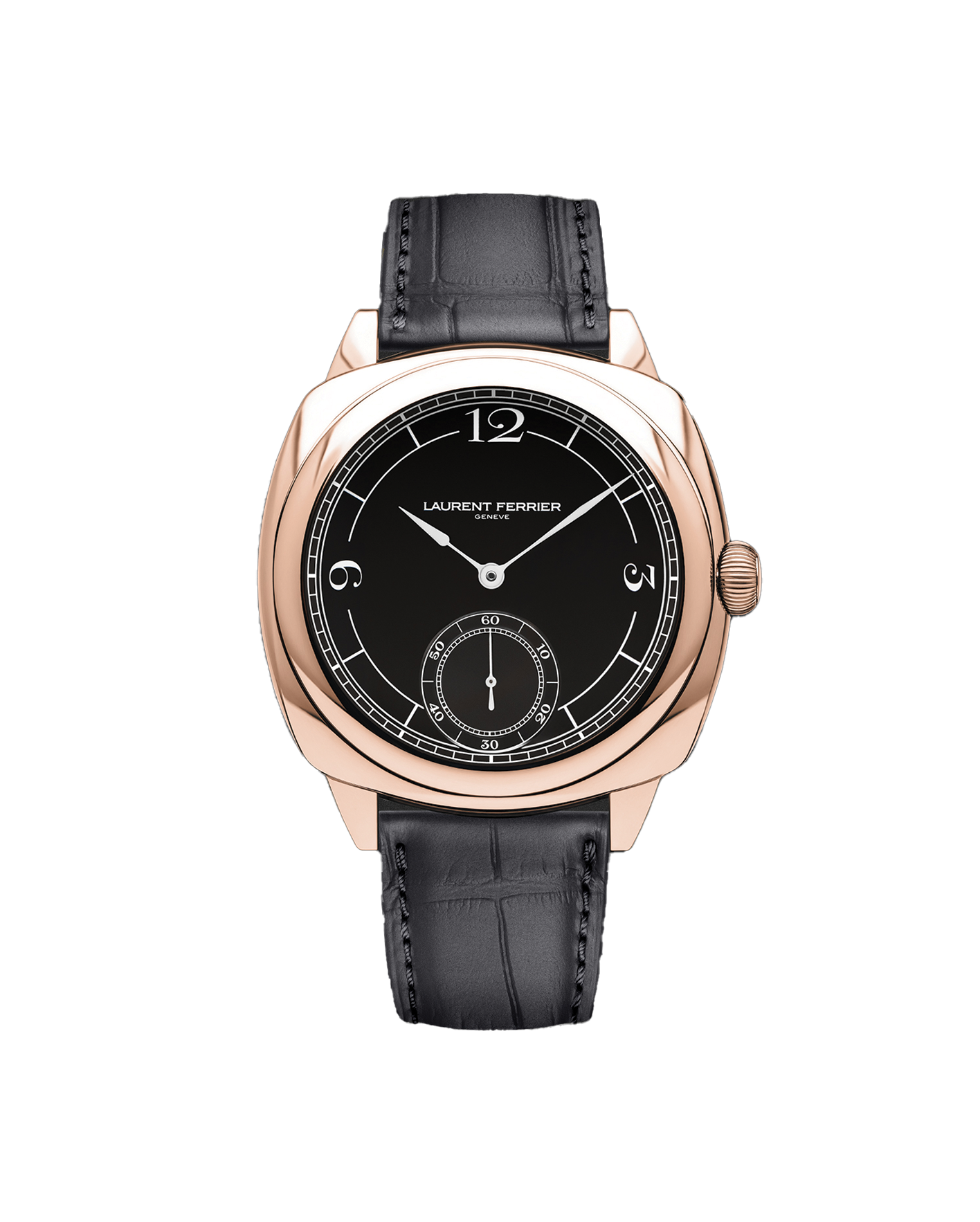 reloj laurent ferrier square micro-rotor retro black LCF013.R5.N2W