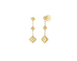 aretes largos roberto coin palazzo ducale con diamantes 7772919AYERX