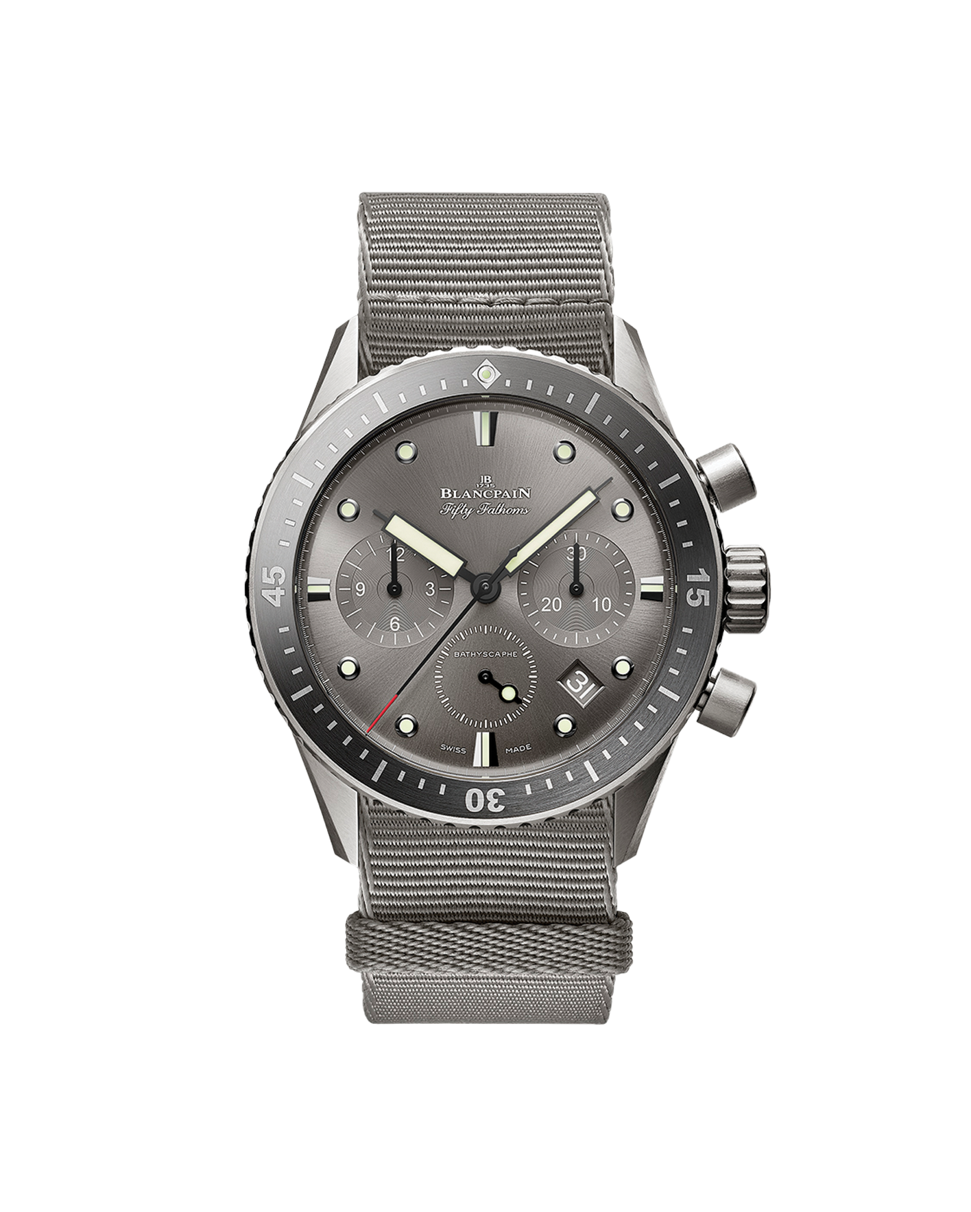 reloj blancpain fifty fathoms bathyscape chronograph flyback naga 5200-1210-naga
