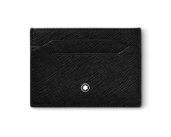 tarjetero montblanc sartorial para 5 tarjetas mb130324