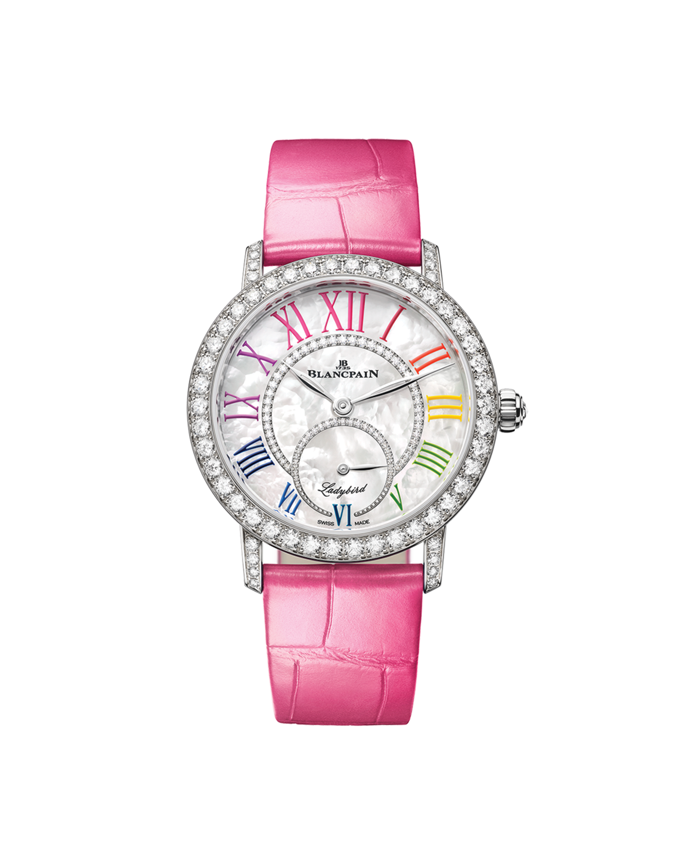 reloj blancpain ladybird colors 3661-1954-95A pink