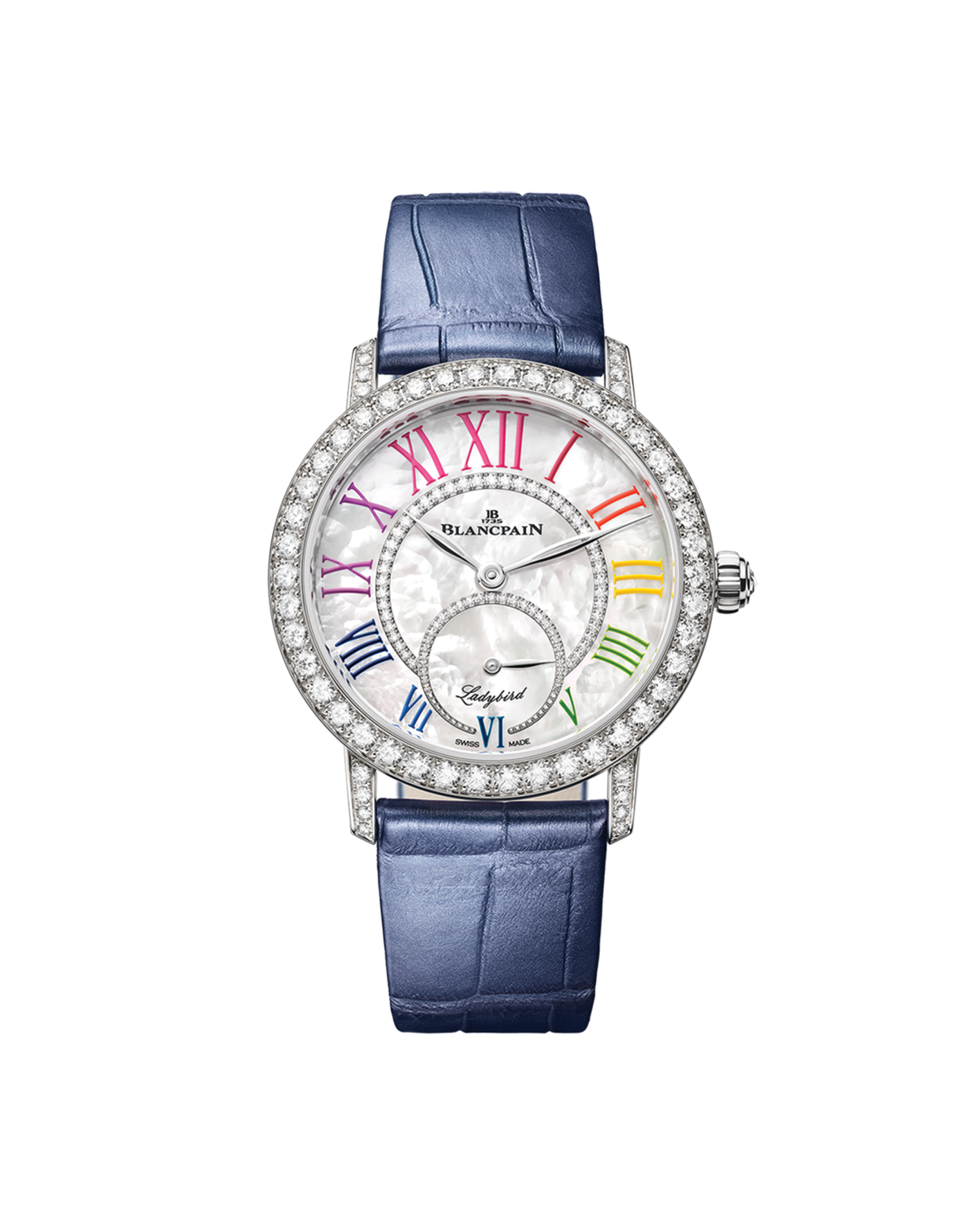 reloj blancpain ladybird colors 3661a-1954-95a blue