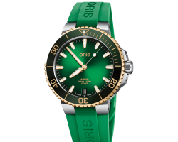 01 400 7769 6357-07 4 22 77FC - Aquis Date Calibre 400 Bi-Colour-verde