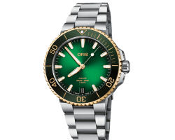 Aquis-Date Calibre 400-Bi-Colour-acero-verde-01 400 7769 6357-07 8 22 09PEB / 4 22 77FC