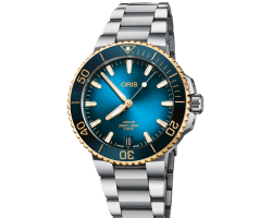 Reloj Oris Aquis Date Calibre 400 Bi Colour Azul de Acero 0140077696357-0782209PEB/42277FC