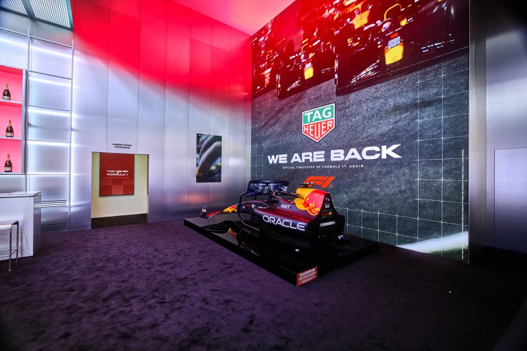 TAG Heuer booth at the Watches & Wonders 2025