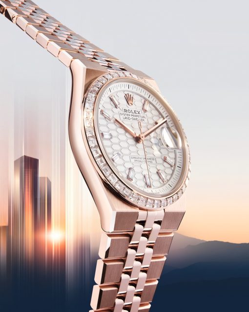 Rolex Land Dweller en oro Everose