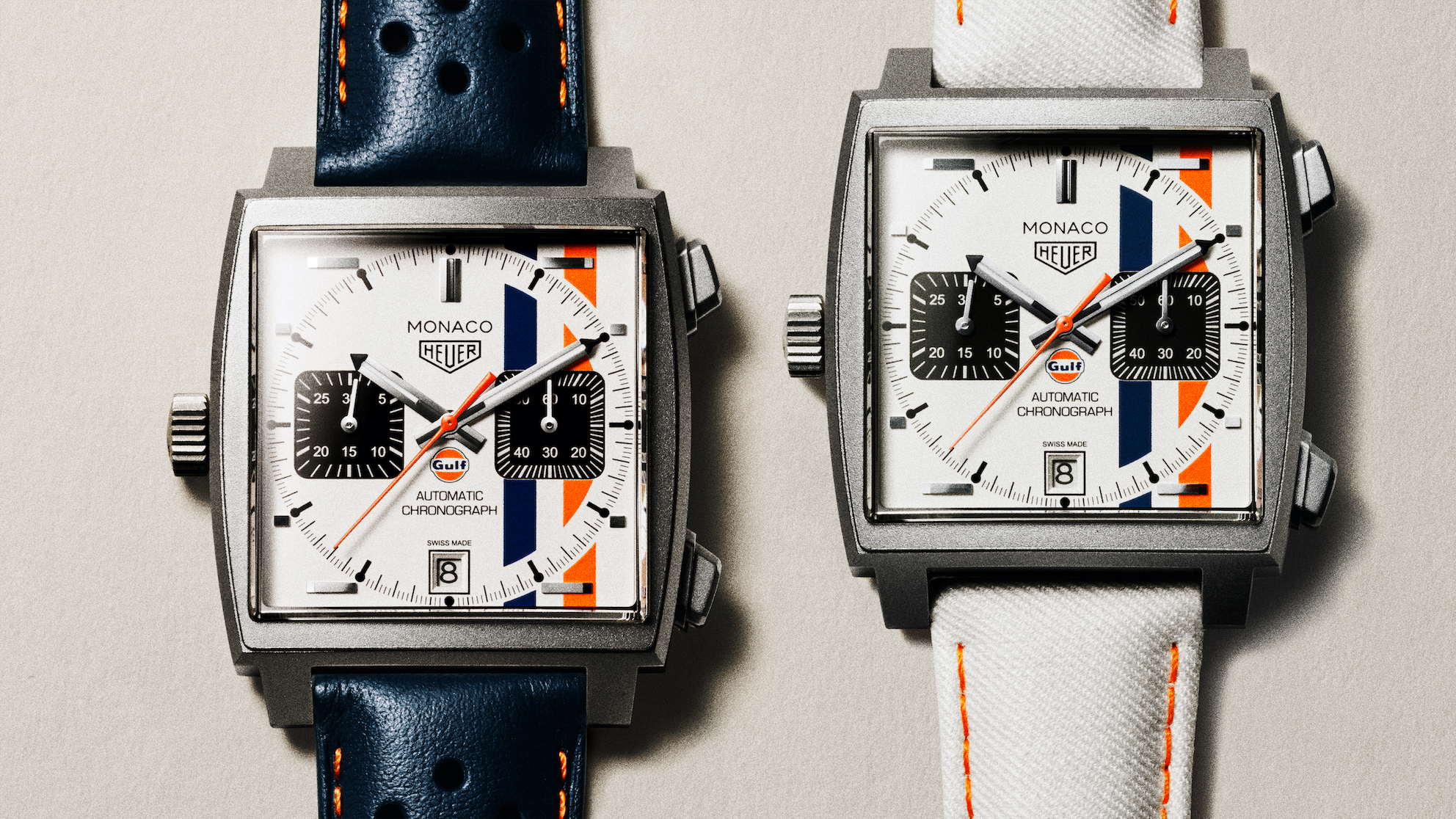 TAG-Heuer Monaco Chronograph x Gulf Oil